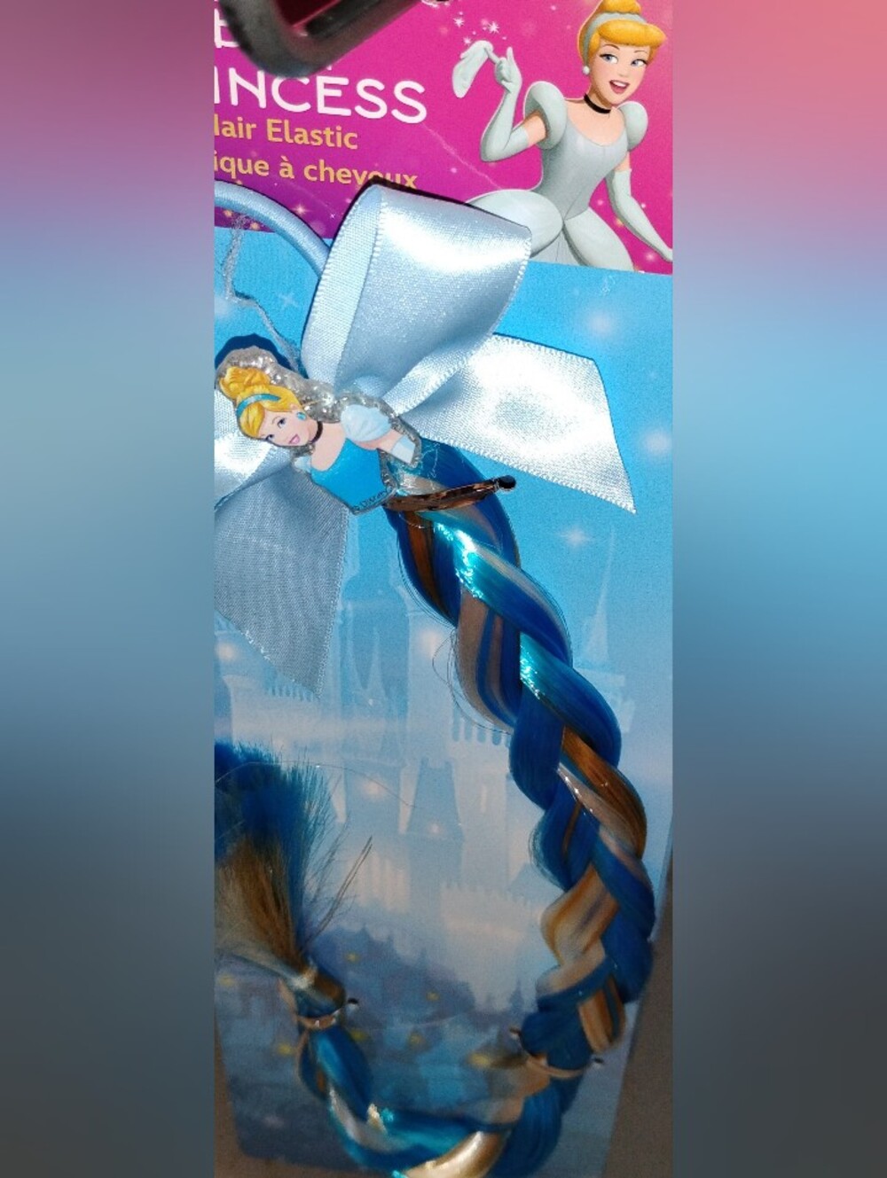 Disney Cinderella Braided Hair Clip in Blue and Blonde